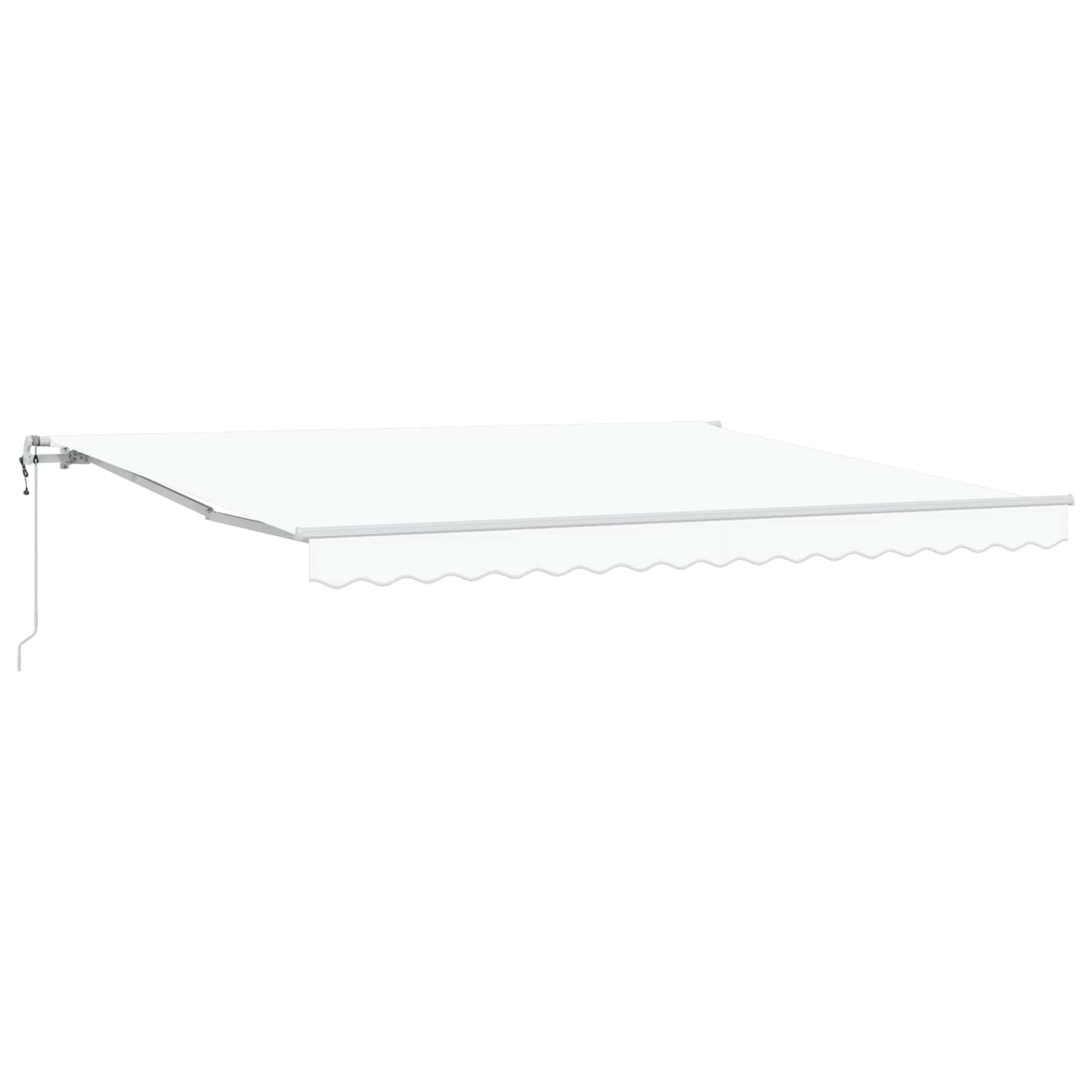 Elektrische ausziehbare Markise Weiß 400 x 300 cm