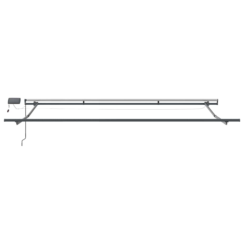 Einziehbare Markise Weiß 400 x 300 cm Stoff