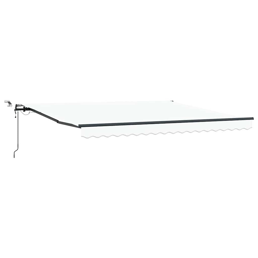 Markisenstoff mit Weiß 400 x 300 cm Polyester