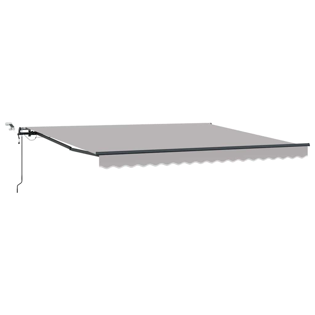 Markisenstoff mit Hellgrau 400 x 300 cm Polyester