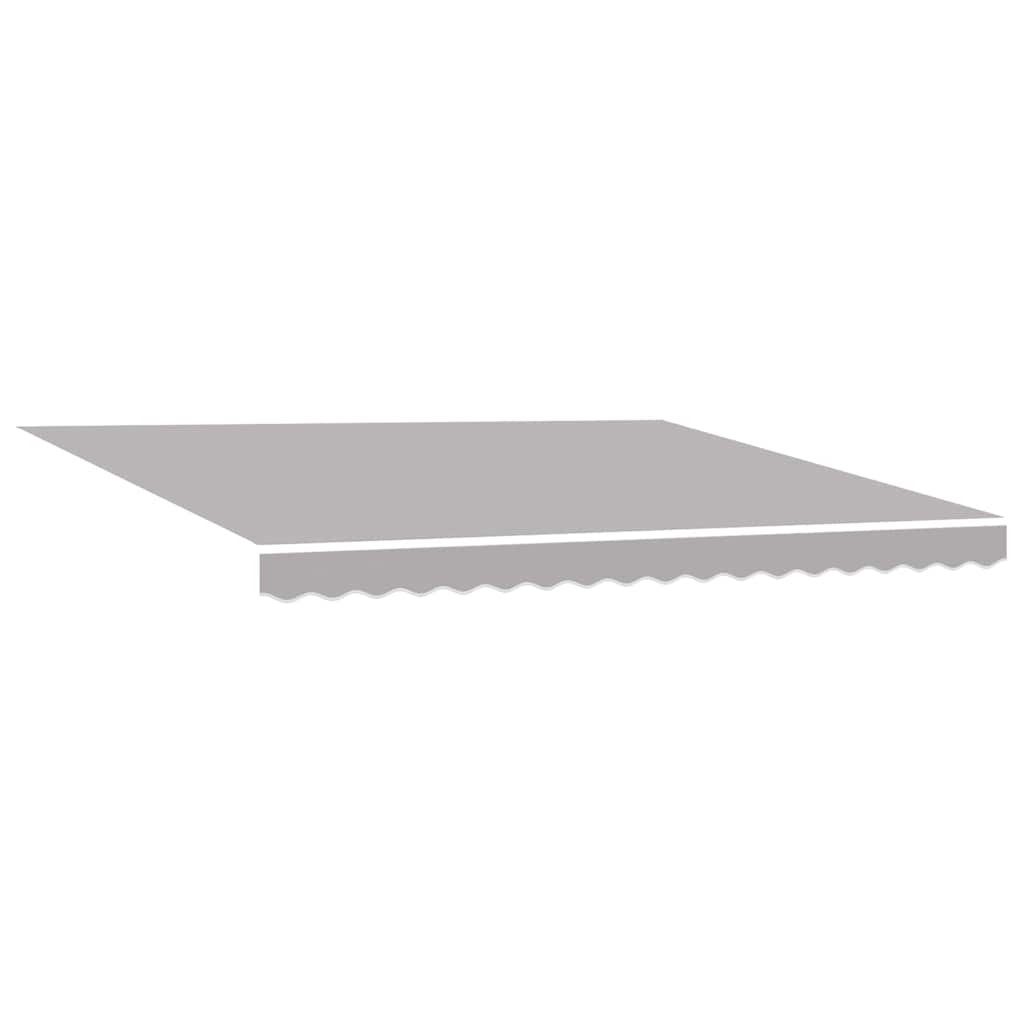 Markisenstoff mit Hellgrau 400 x 300 cm Polyester