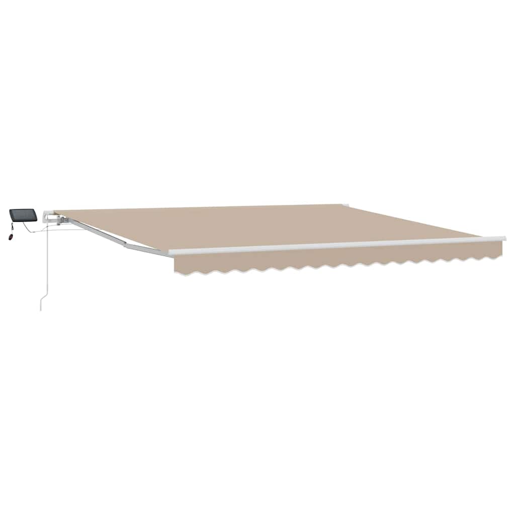 Einziehbare Markise mit 400 x 350 cm Stoff