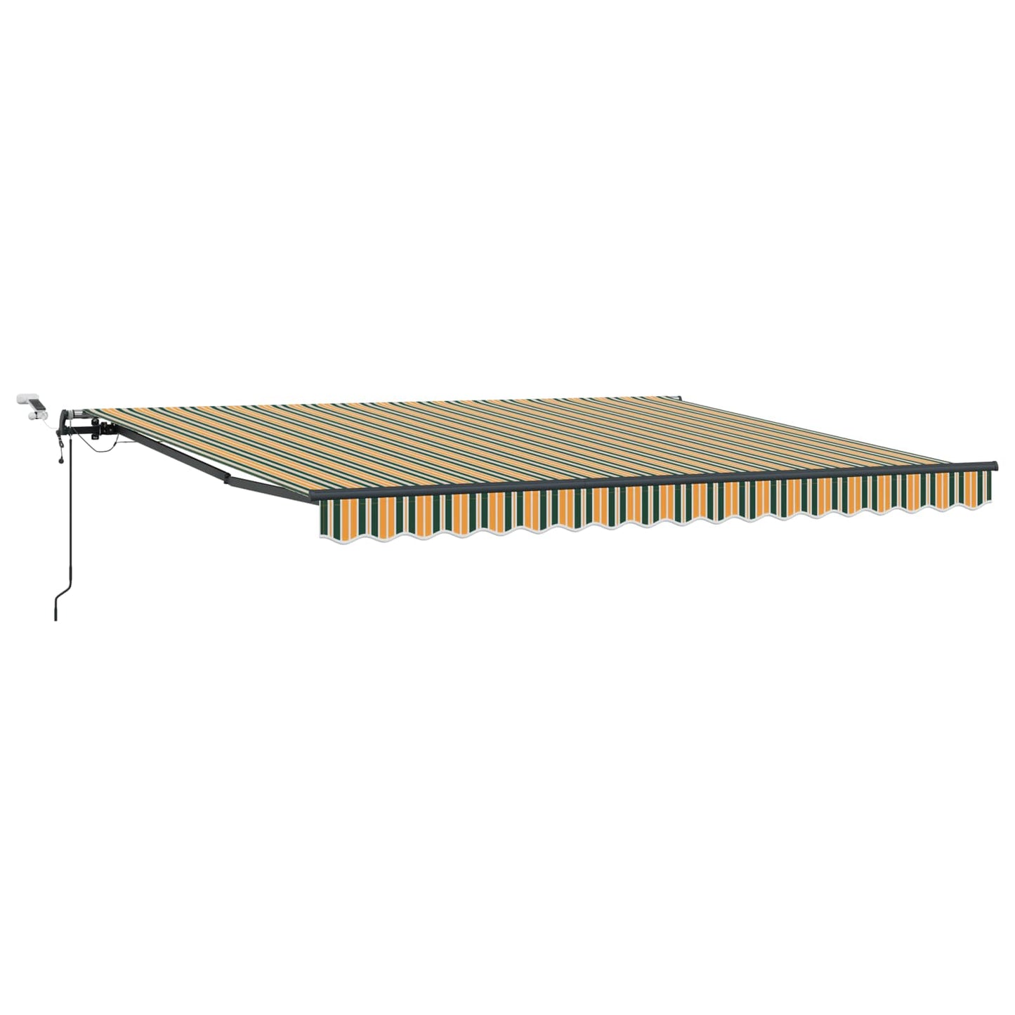 Markisenstoff mit Grün und Gelb 400 x 350 cm Polyester
