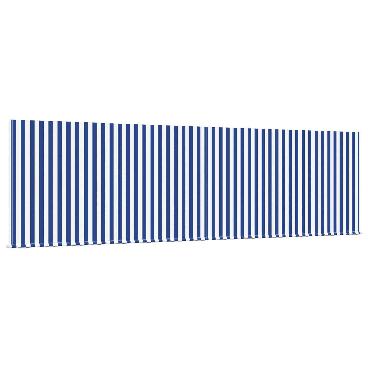 Einziehbare Markise Blau und Weiß 400 x 300 cm
