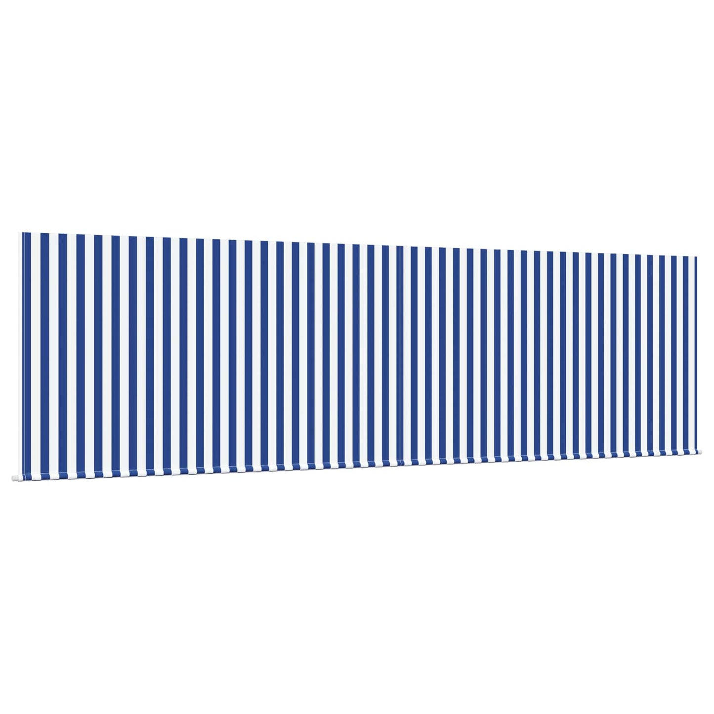 Einziehbare Markise Blau und Weiß 400 x 300 cm