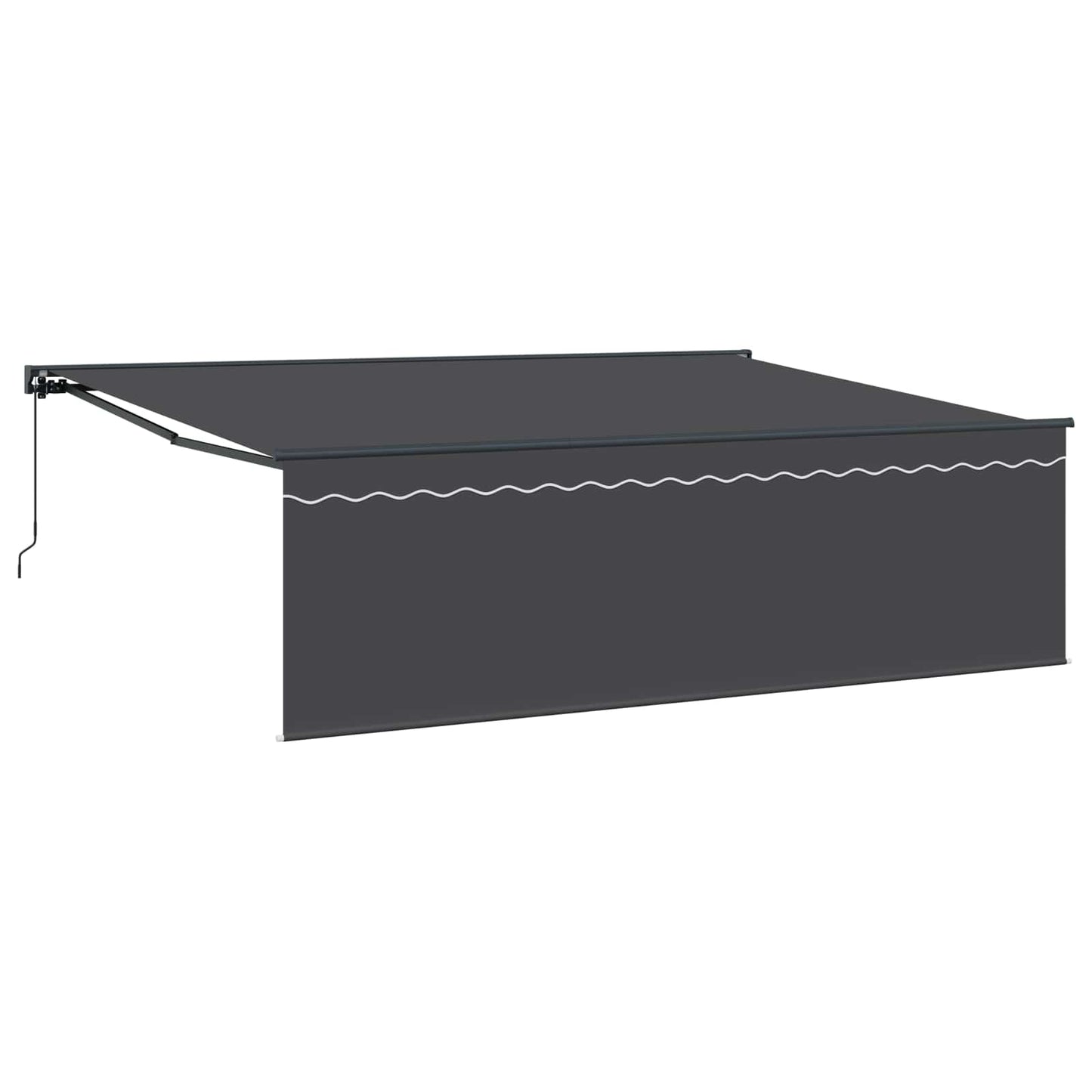 Einziehbare Markise Anthrazit 450 x 300 cm