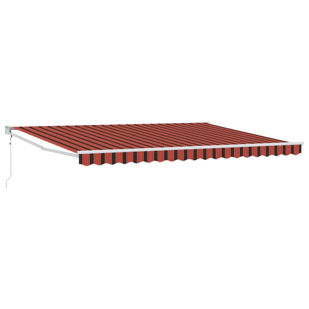 Markise Orange und Braun 450 x 300 x 165 cm
