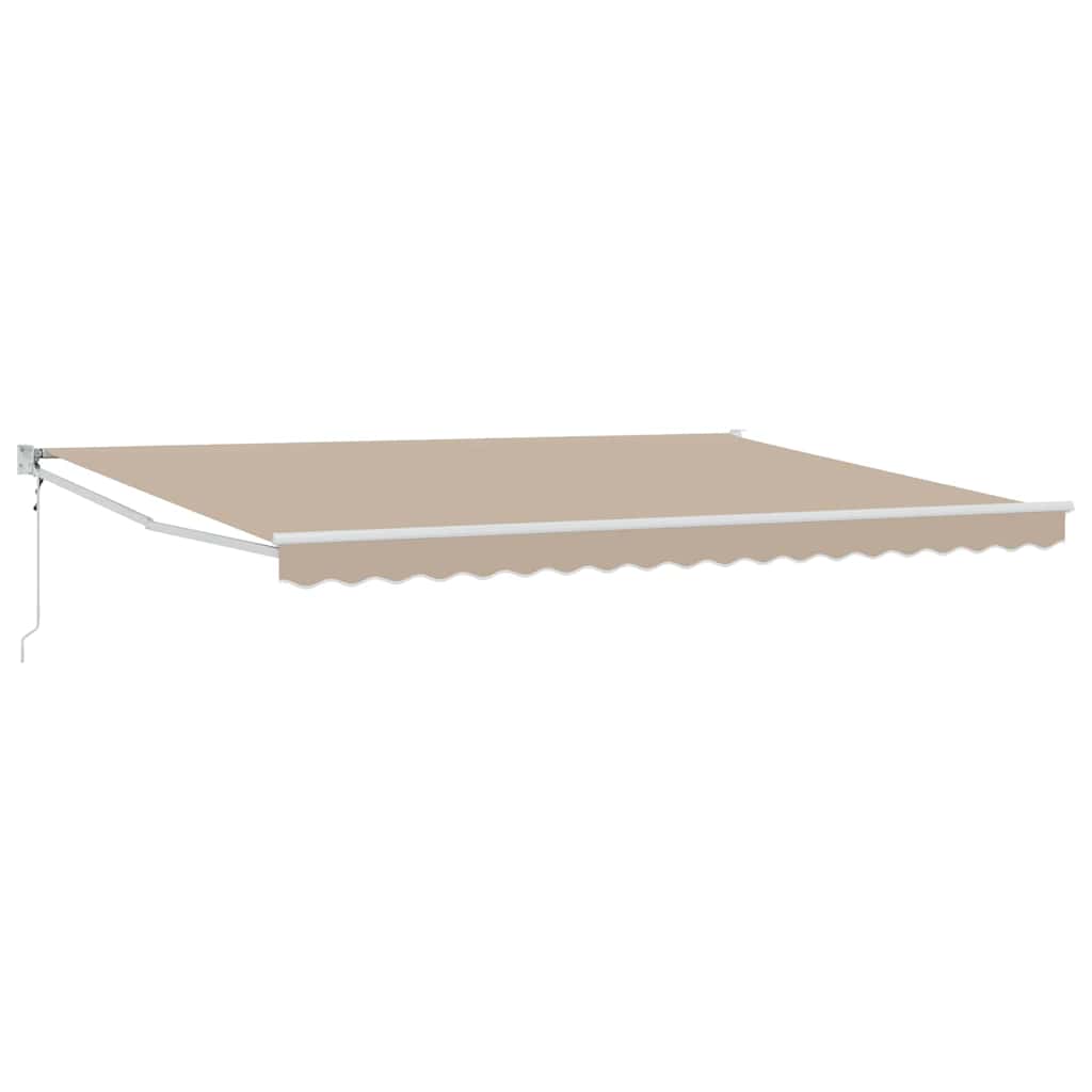 Markise Beige 450 x 300 x 165 cm Polyester und Metall