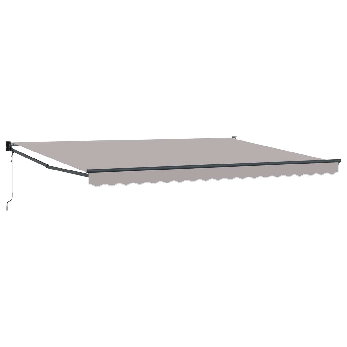Markise Hellgrau 450 x 300 x 165 cm Polyester und Metall