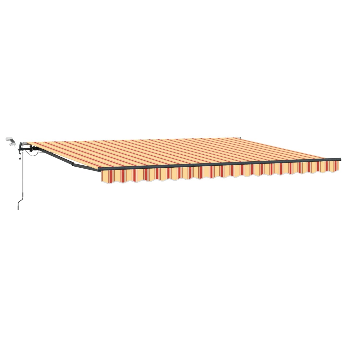 Markisenstoff mit Gelb und Orange 450 x 350 cm Polyester