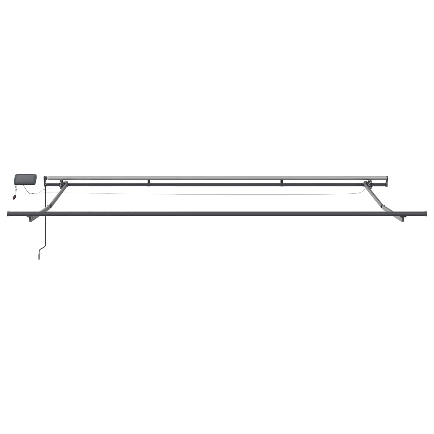 Einziehbare Markise Mehrfarbig 450 x 350 cm Stoff