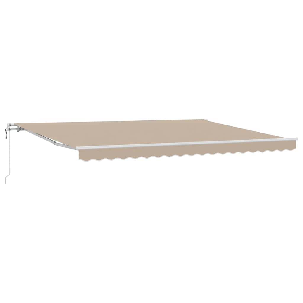 Elektrische ausziehbare Markise Beige 450 x 350 cm