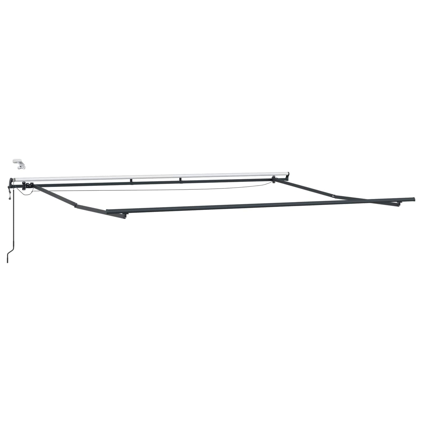 Markisenstoff mit Weiß 450 x 350 cm Polyester