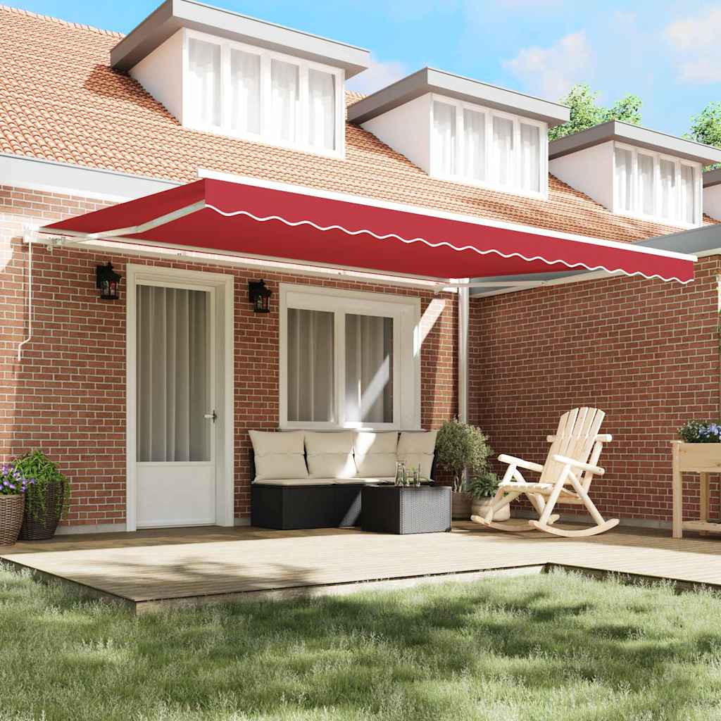 Markise Rot 450 x 350 x 165 cm Polyester