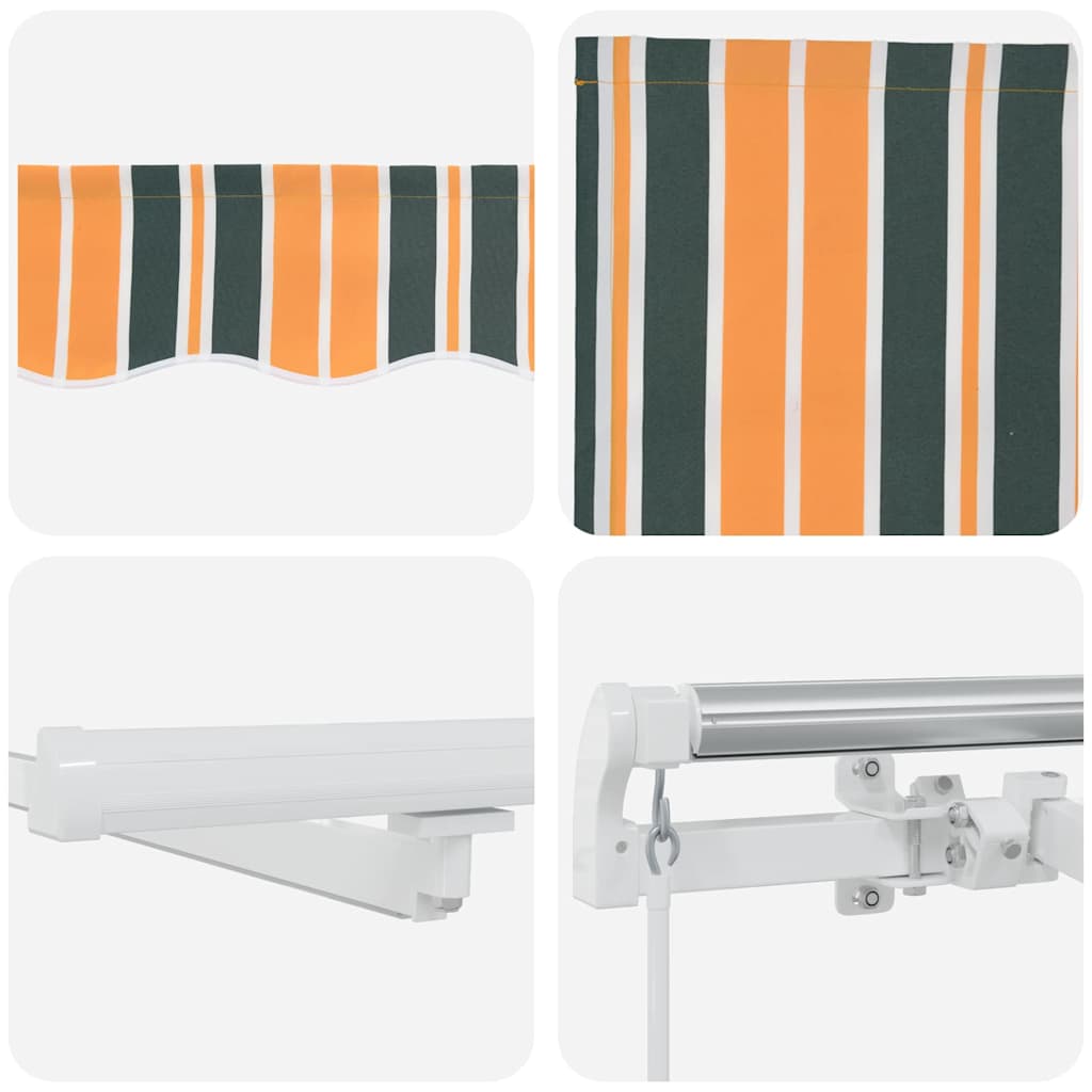 Einziehbare Markise mit 450 x 350 cm Stoff