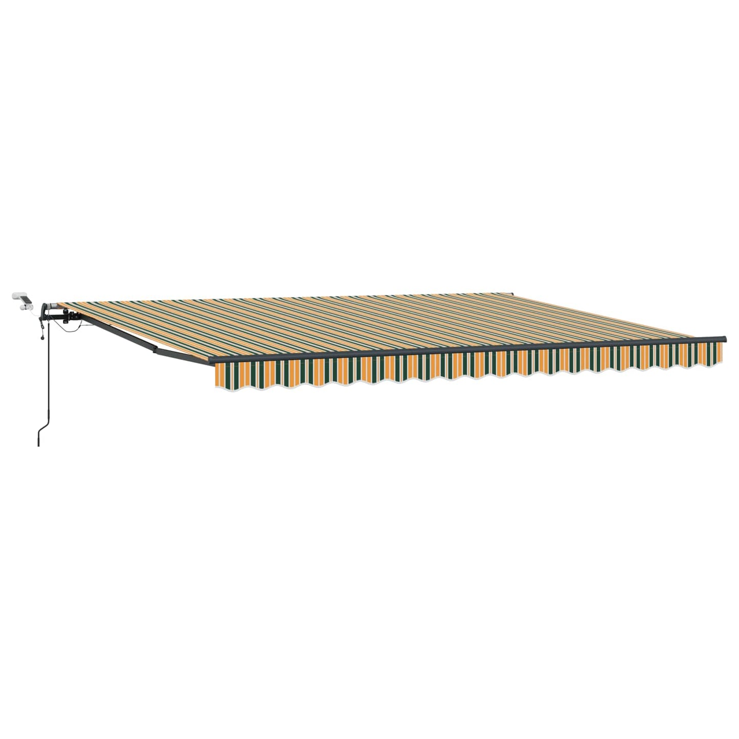 Markisenstoff mit Grün und Gelb 450 x 350 cm Polyester