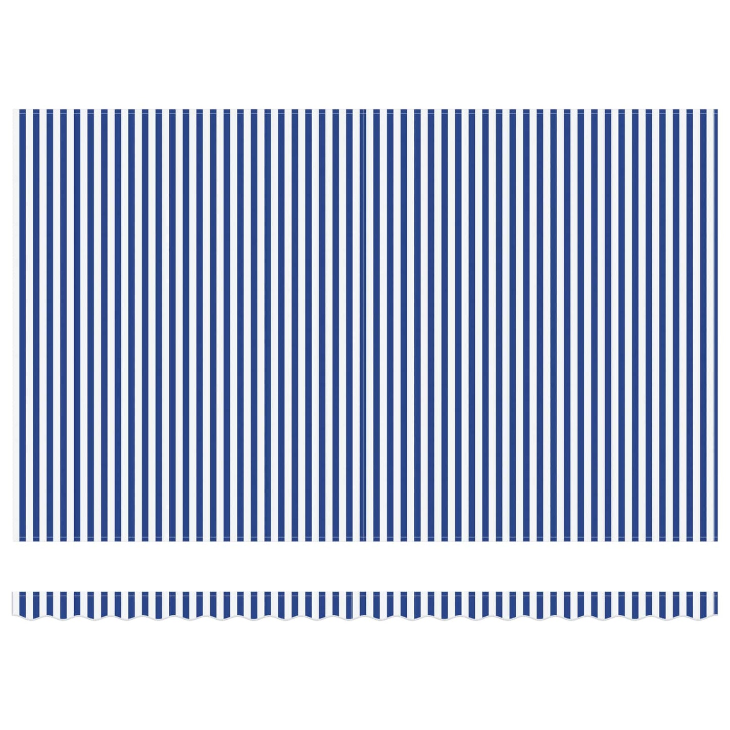 Markisenrahmen Blau und Weiß 500 x 300 cm