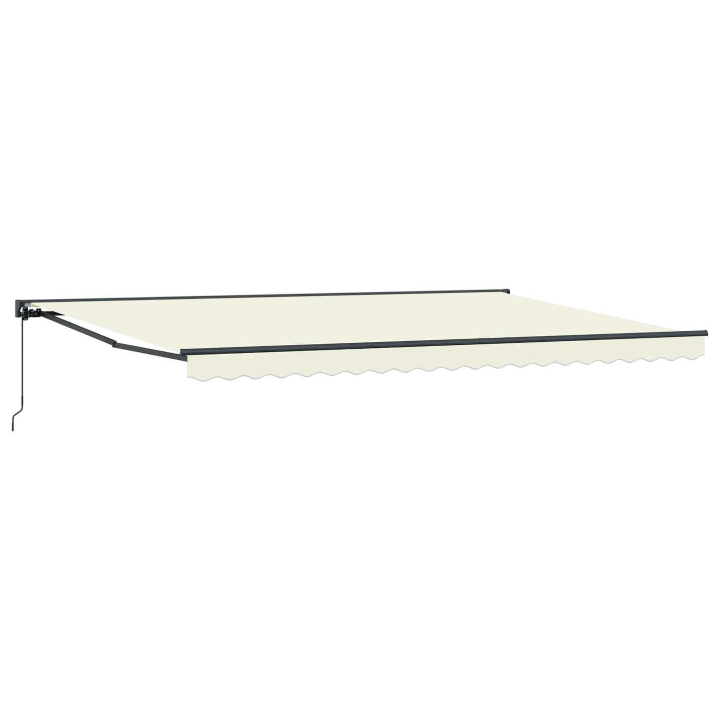 Markisenrahmen Creme 500 x 300 cm Polyester mit PU-Beschichtung