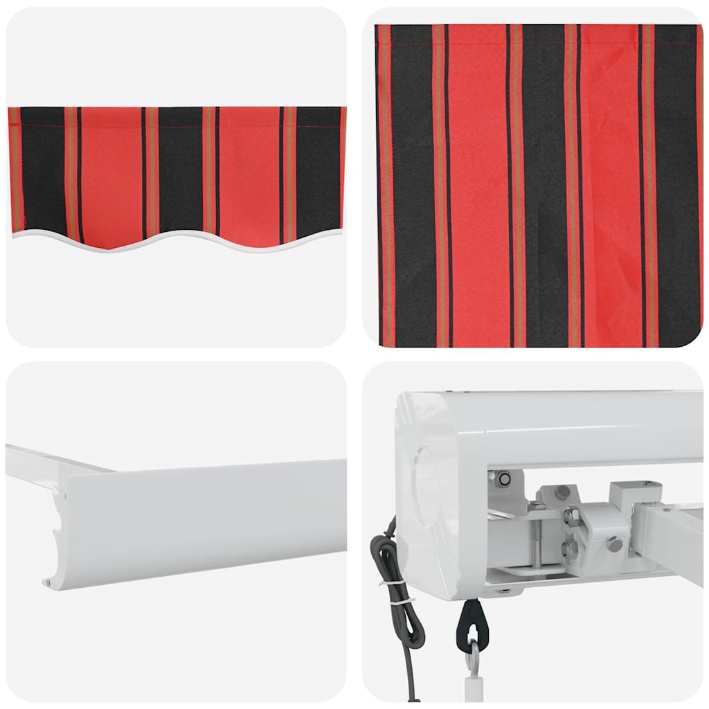 Markise Orange und Braun 500 x 300 x 165 cm