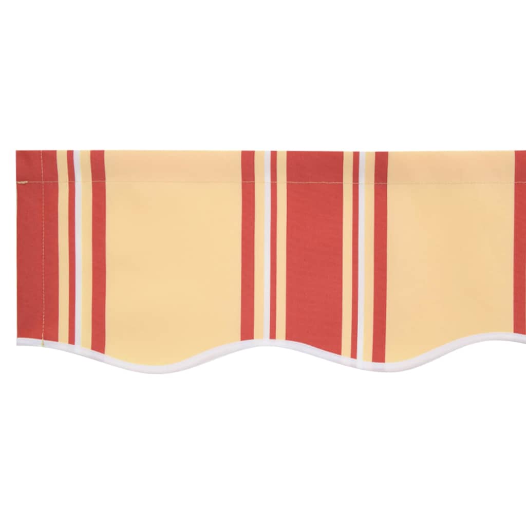 Markise Gelb und Orange 500 x 300 x 165 cm Polyester und Metall