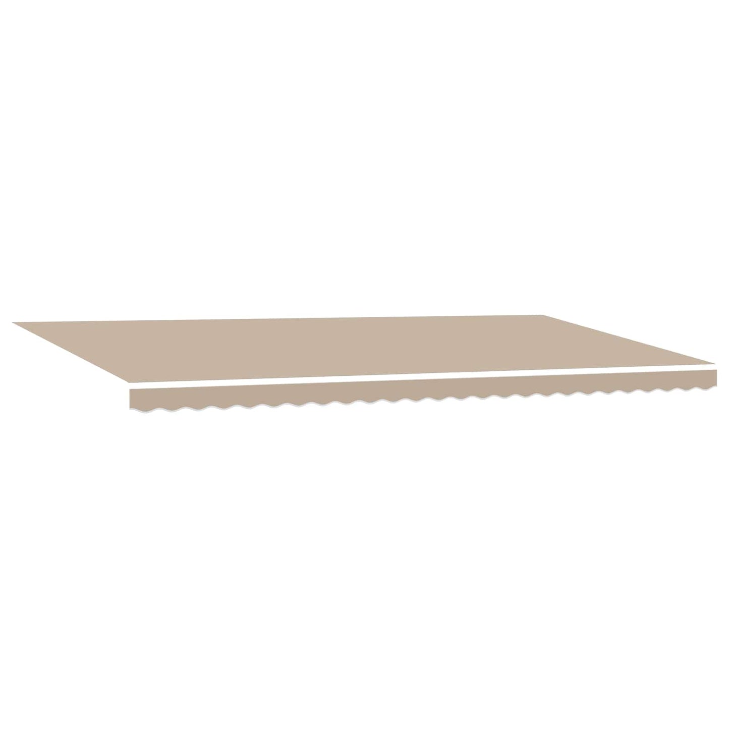 Markisenstoff mit Beige 600 x 300 cm Polyester