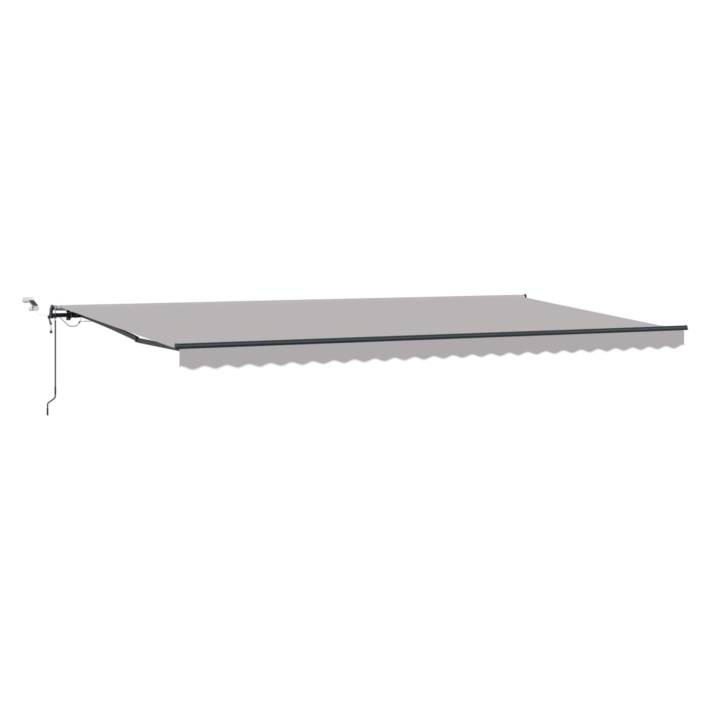 Markisenstoff mit Hellgrau 600 x 300 cm Polyester