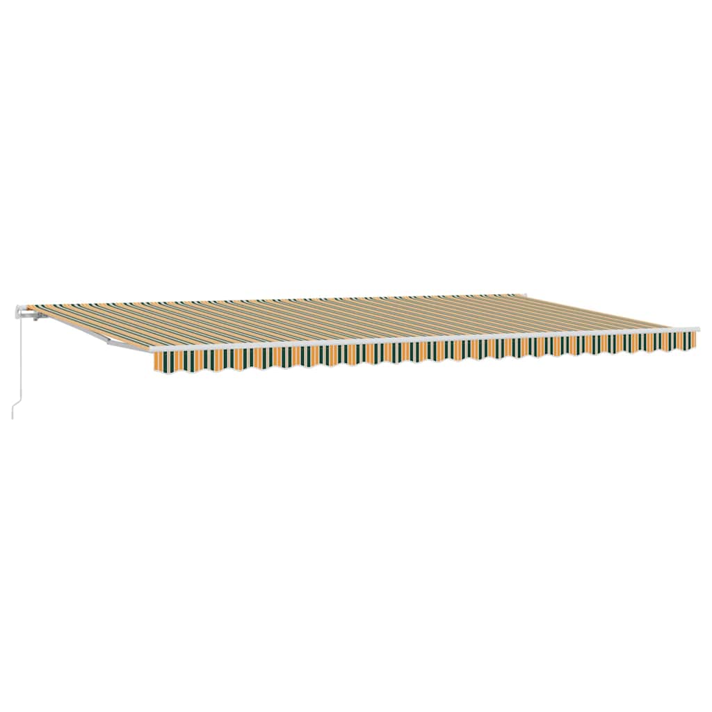 Einziehbare Markise Mehrfarbig 600 x 300 cm