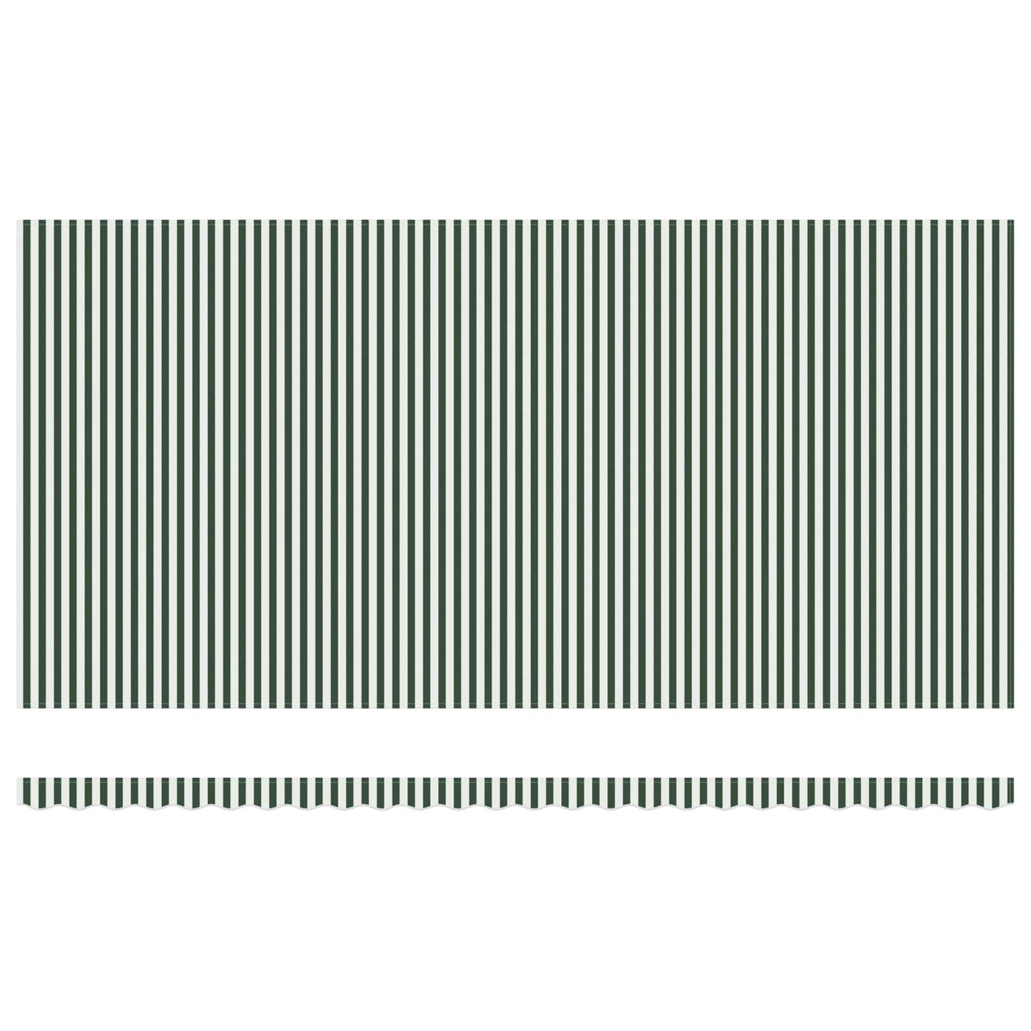 Markisenstoff mit Grün und Weiß 600 x 300 cm Polyester
