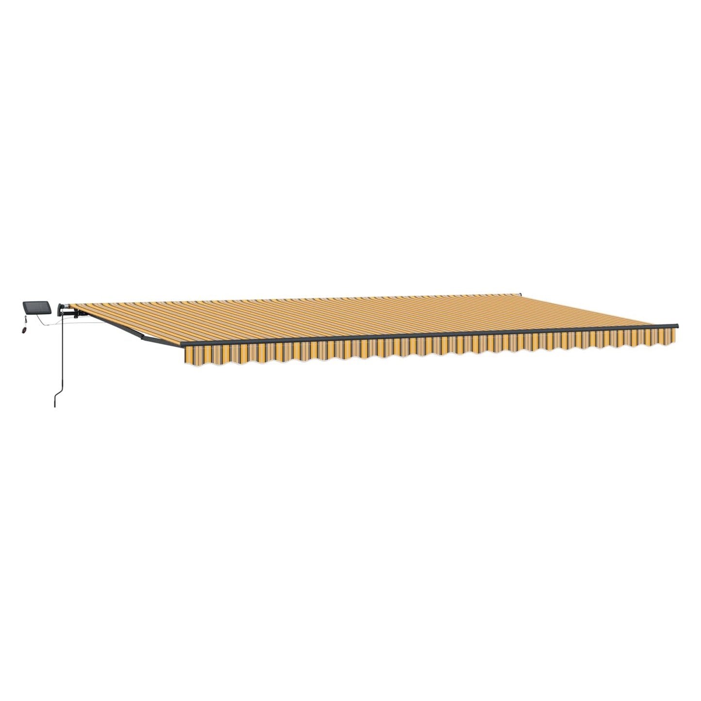 Einziehbare Markise Mehrfarbig 600 x 350 cm Stoff