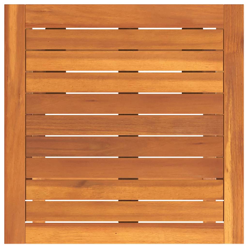 Sonnenliege 3 pcs Braun Massivholz Akazie