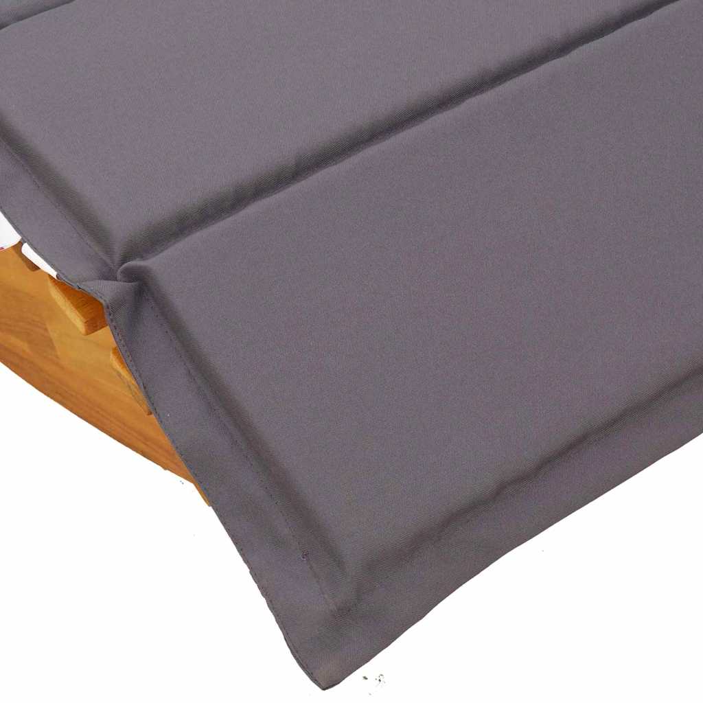 Sonnenliege mit Kissen 2-Person 2 pcs Braun Massivholz Akazie