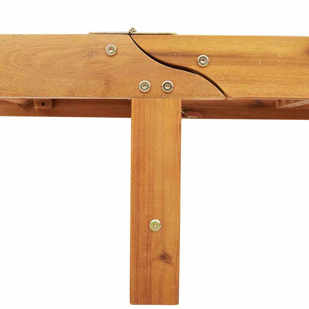 Sonnenliege 2 pcs Rot 200 x 67 x 84 cm Massivholz Akazie