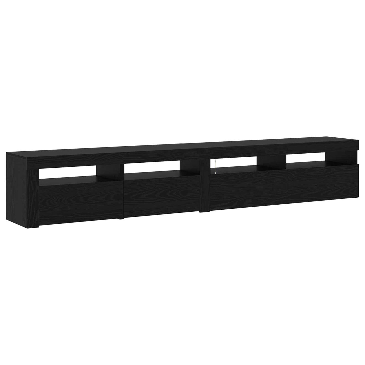 TV-Schränk 2 pcs Schwarz Eichen-Optik 240 x 35 x 40 cm