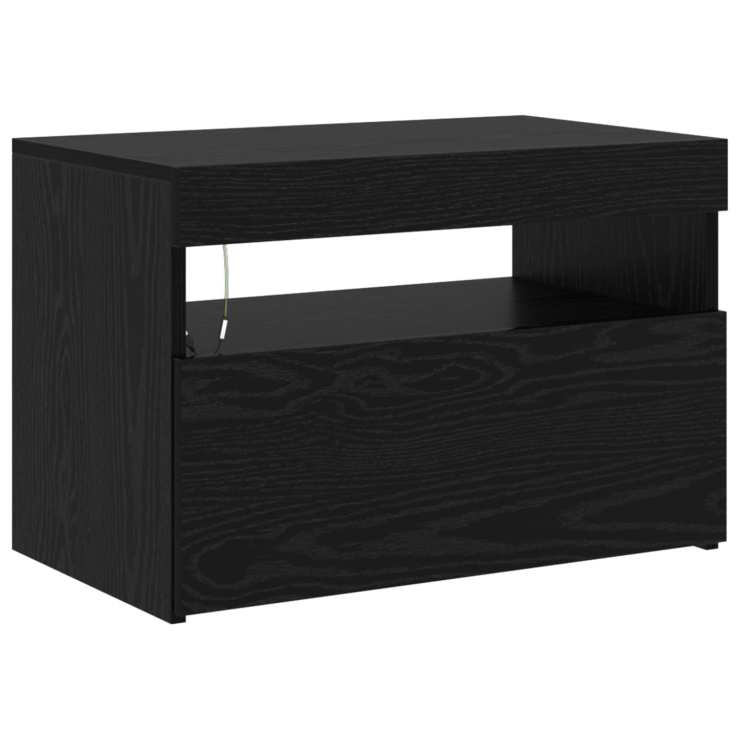 TV-Schränk 2 pcs Schwarz Eichen-Optik 180 x 35 x 40 cm