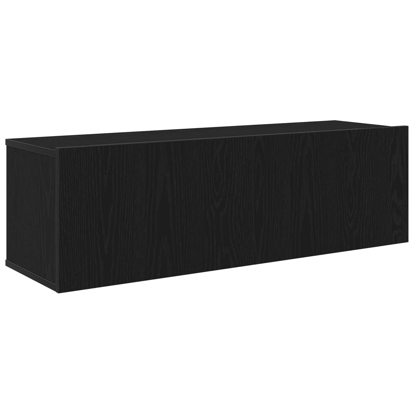 TV-Schrankset 7 pcs Schwarz Eichen-Optik 100 x 30 x 30 cm