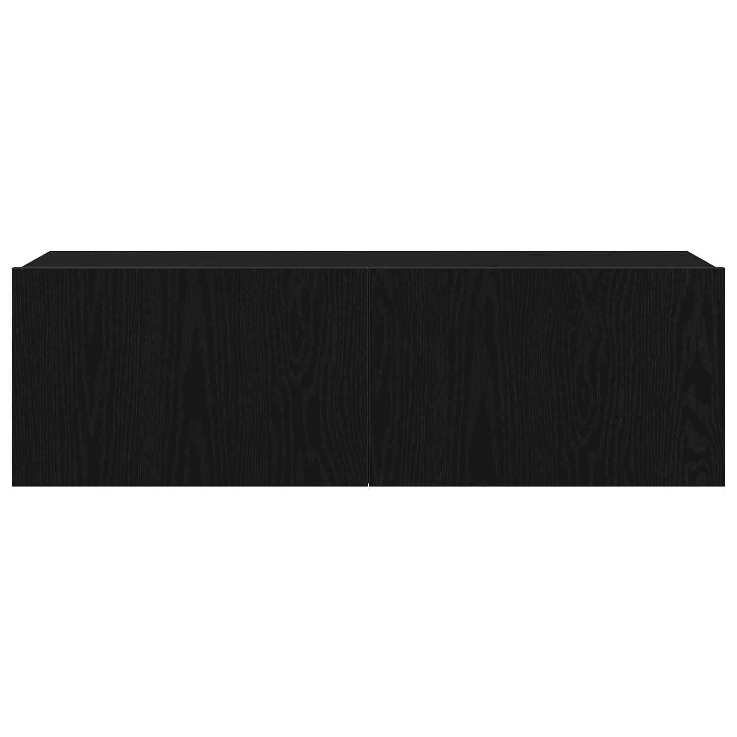 TV-Schrankset 7 pcs Schwarz Eichen-Optik 100 x 30 x 30 cm