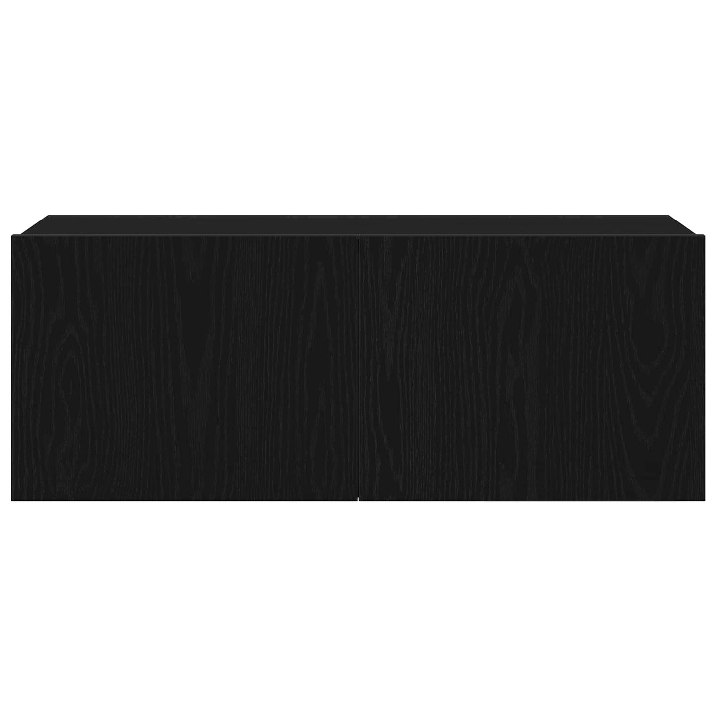 TV-Schrankset 7 pcs Schwarz Eichen-Optik 100 x 30 x 30 cm