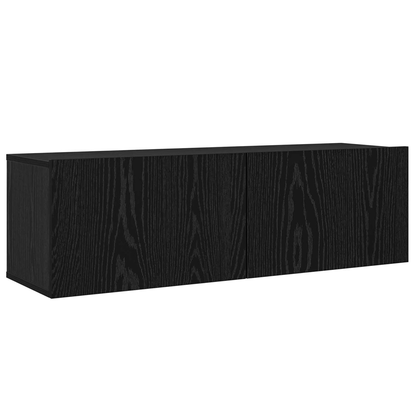 TV-Schrankset 6 pcs Schwarz Eichen-Optik 100 x 30 x 30 cm