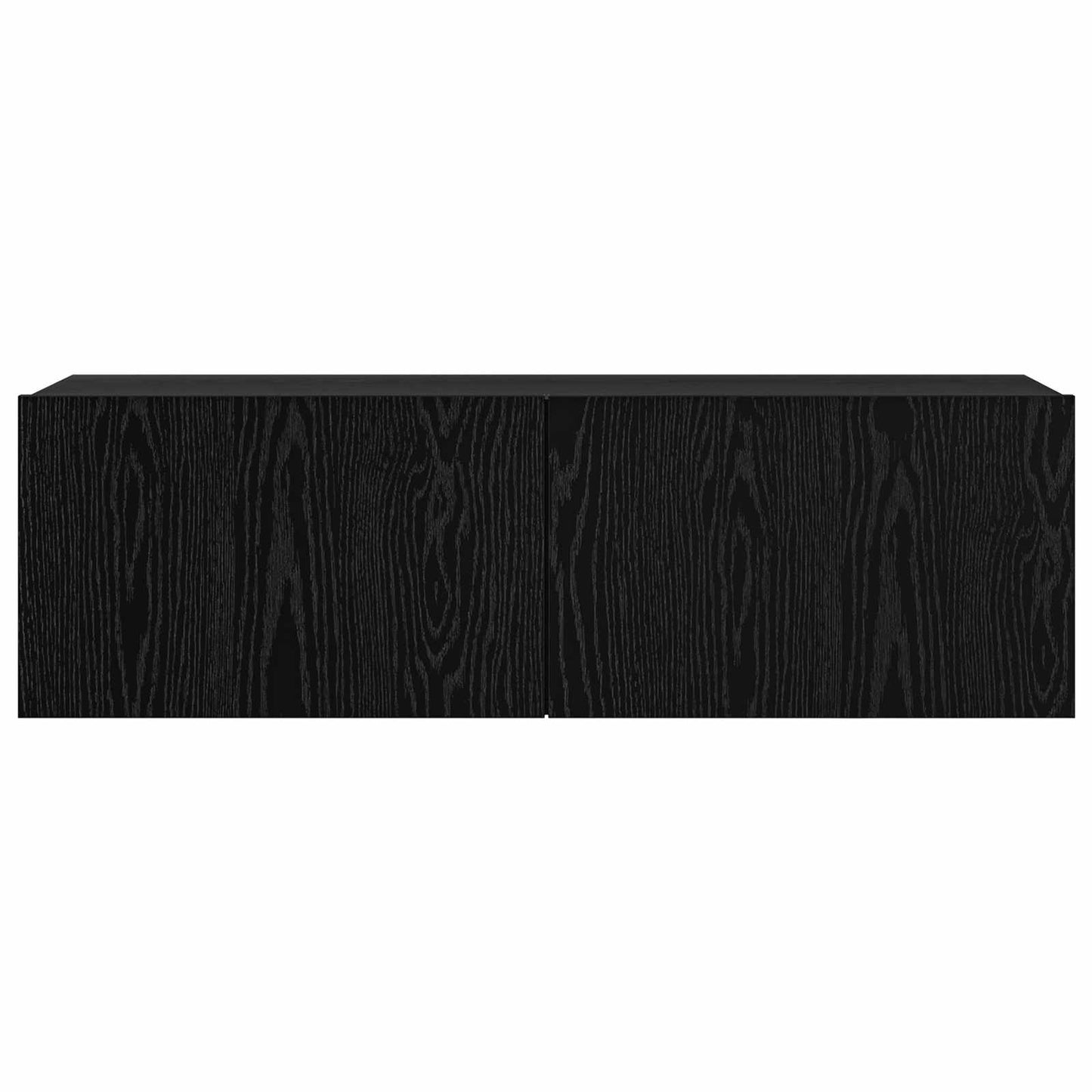TV-Schrankset 6 pcs Schwarz Eichen-Optik 100 x 30 x 30 cm