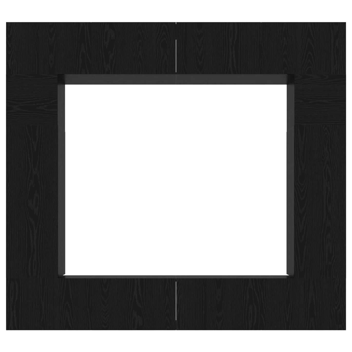 TV-Schrankset 8 pcs Schwarz Eichen-Optik Holzwerkstoff