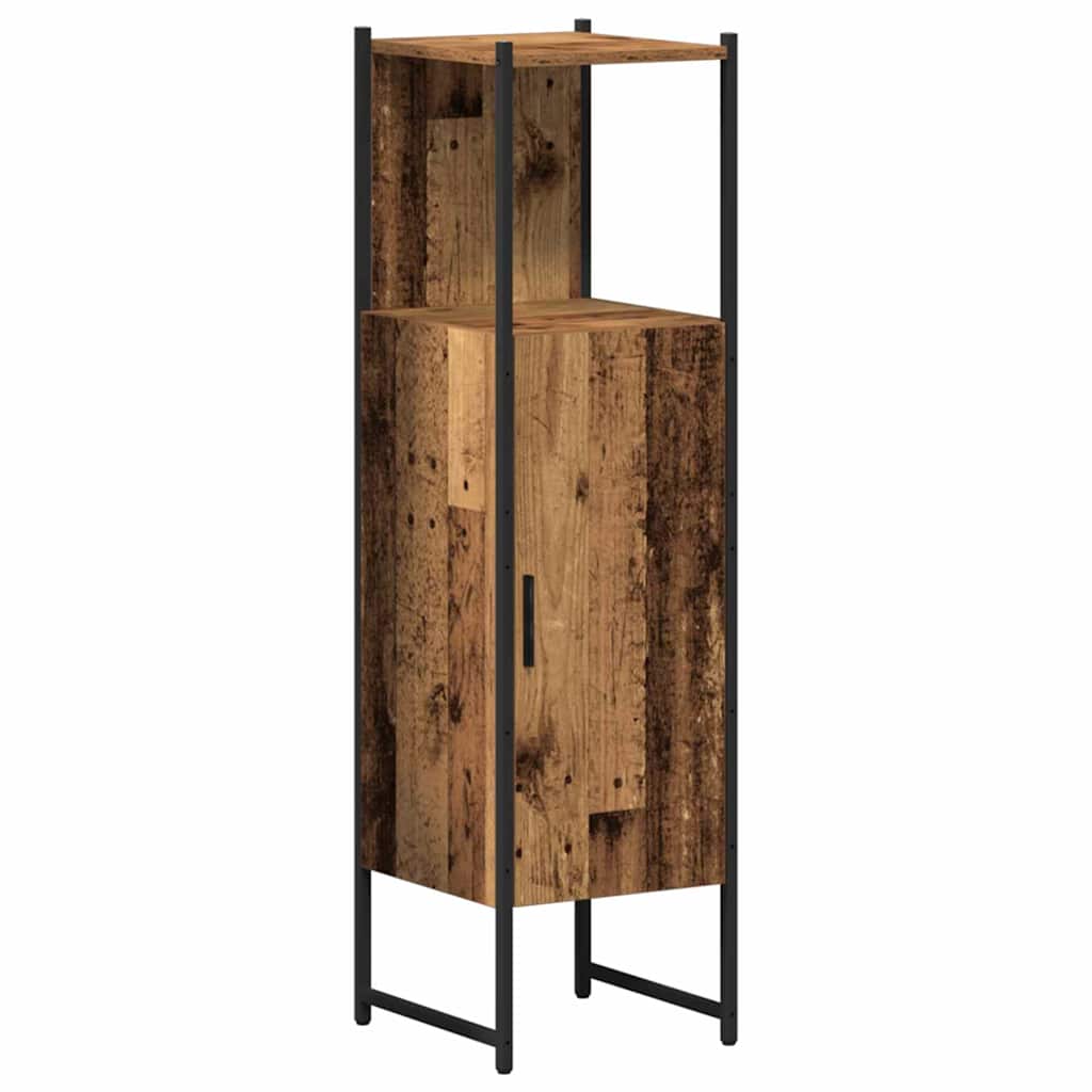 Badezimmermöbel Set mit Regal 4 pcs Altholz Holzwerkstoff