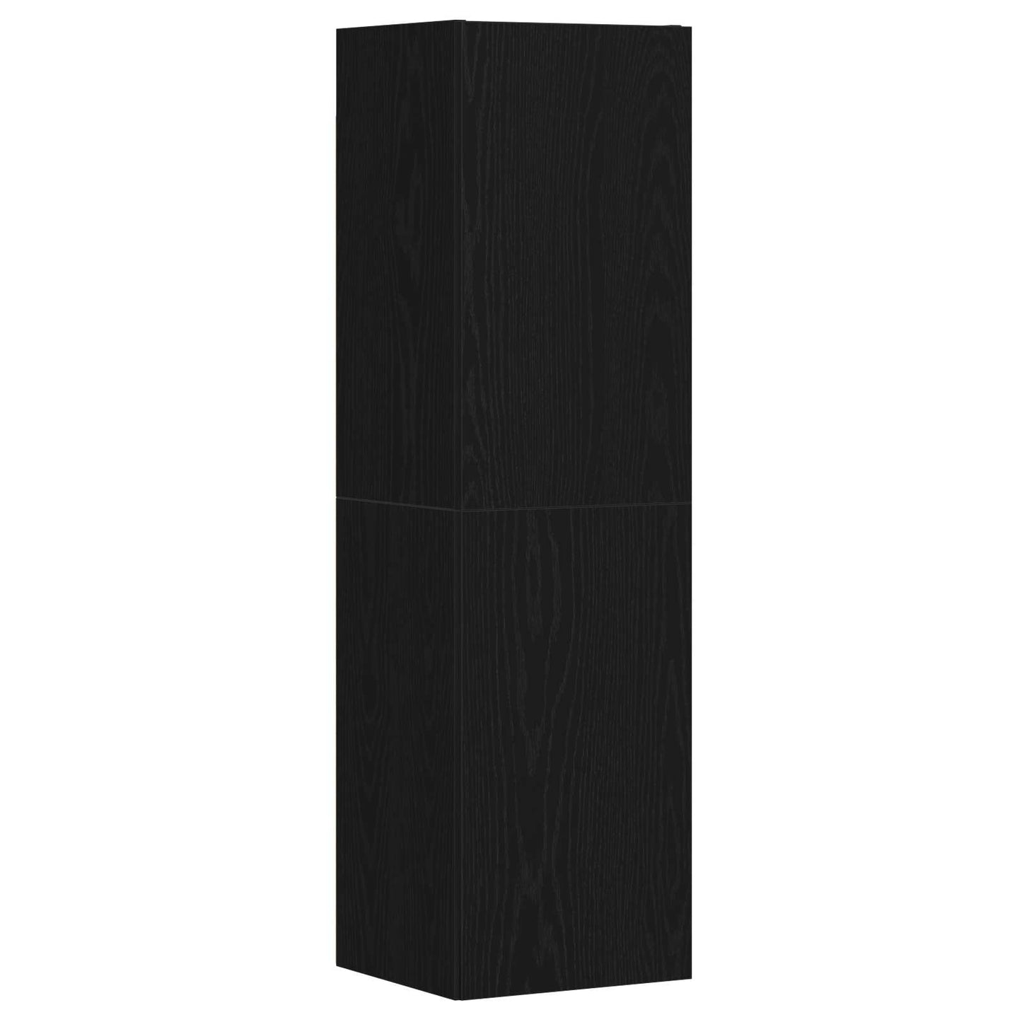 TV-Schrankset 4 pcs Schwarz Eichen-Optik 130,5 x 30 x 140 cm