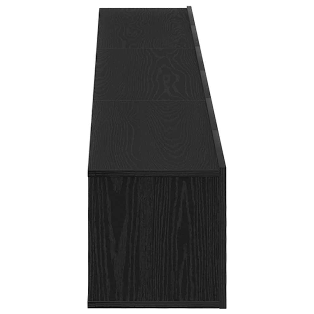 TV-Schrankset 3 pcs Schwarz Eichen-Optik 80 x 30 x 30 cm