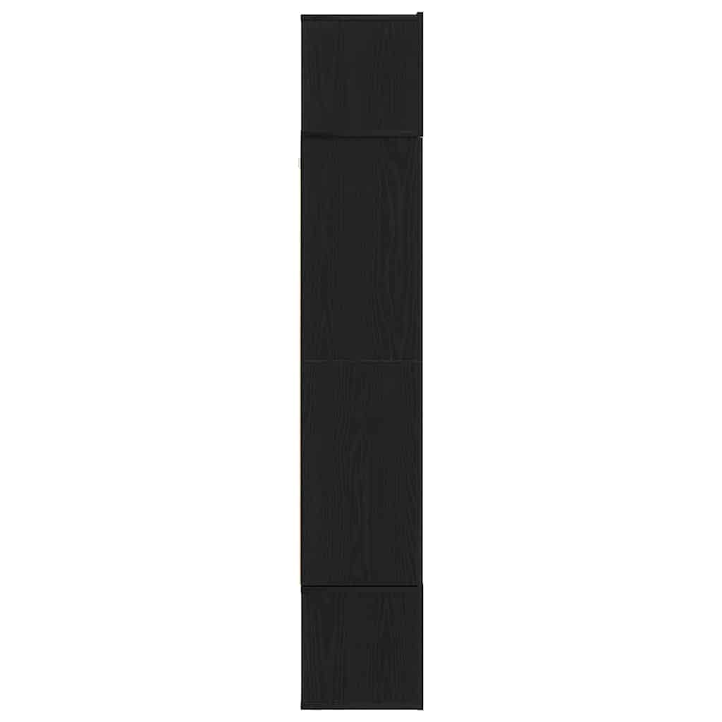 TV-Schrankset 9 pcs Schwarz Eichen-Optik Holzwerkstoff