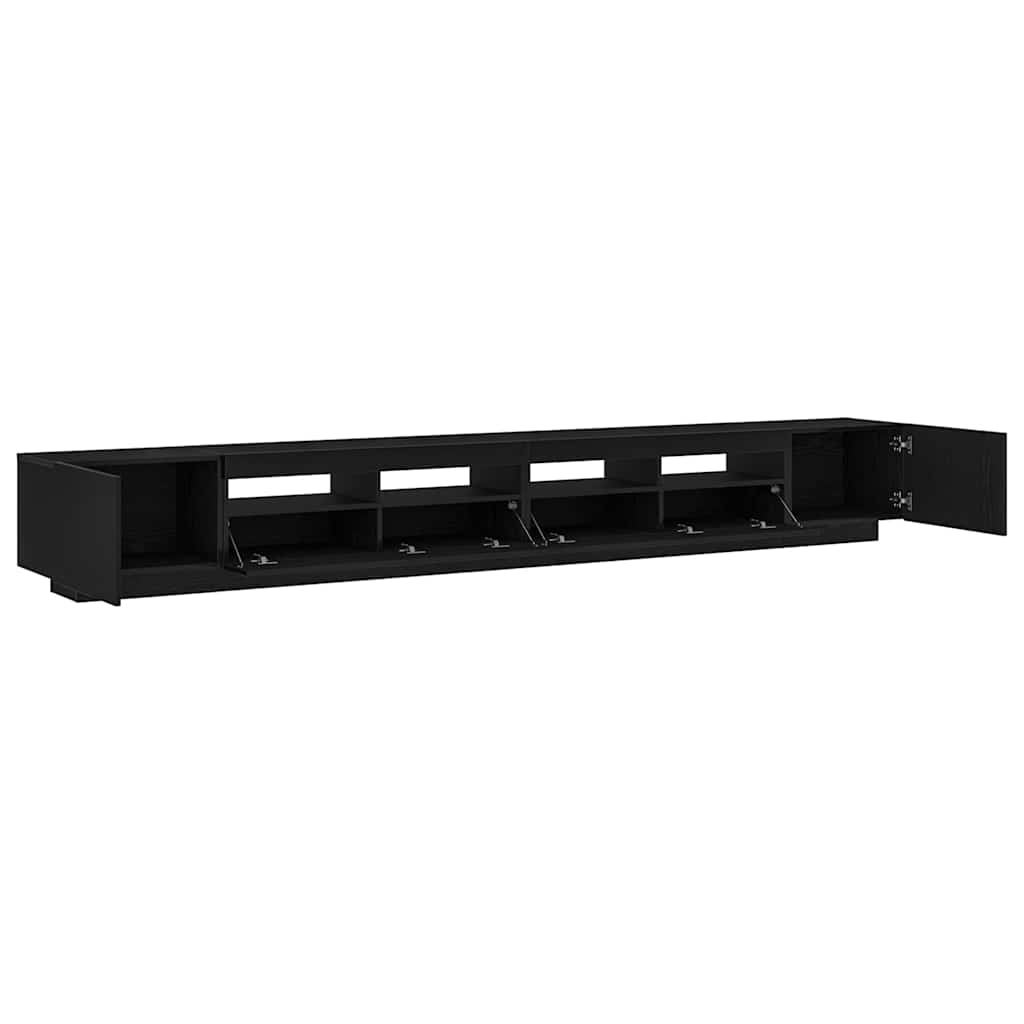 TV-Schrankset 3 pcs Schwarz 300 x 35 x 40 cm Holzwerkstoff