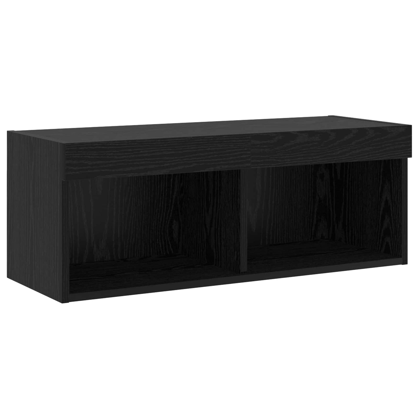 TV-Schrankset 6 pcs Schwarz Eichen-Optik Holzwerkstoff
