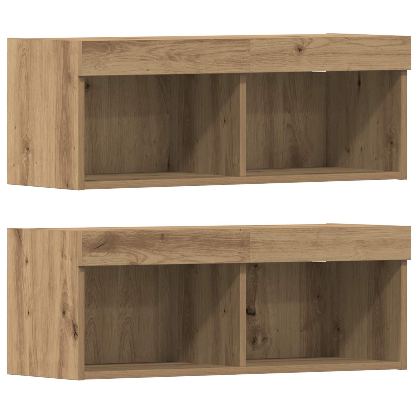 TV-Schränk 4 pcs Artisan-Eiche Holzwerkstoff