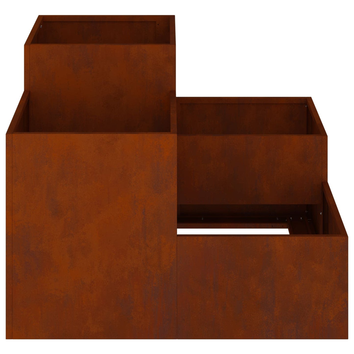 Gartenblumentopf Rostig 80 x 80 x 60 cm Wetterfeststahl