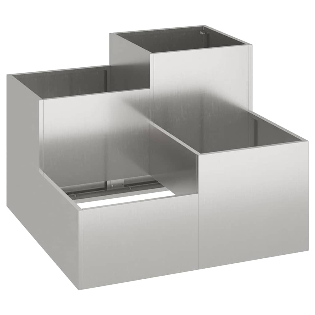 Gartenblumentopf Rostig 100 x 100 x 60 cm Wetterfeststahl