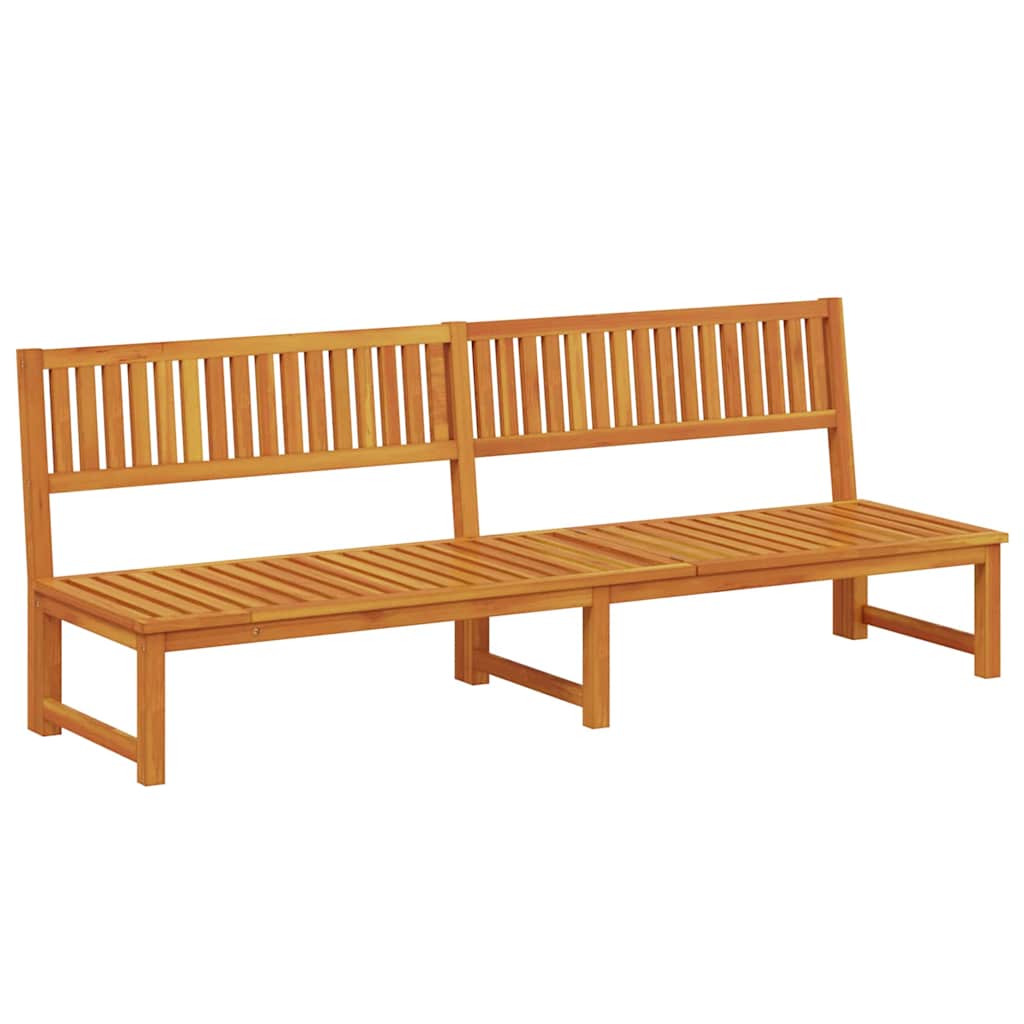 Sonnenliege Öl-Natur 200 x 57 x 75cm Massivholz Akazie